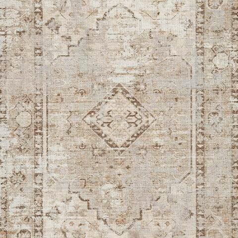 Livdon Washable Medium Rug - Brown/Beige/Gray (5)