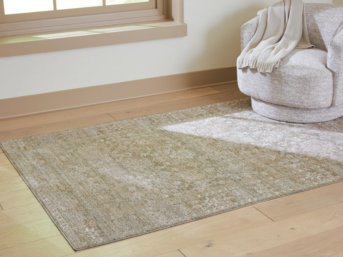 Neroham Medium Rug - Gray/Brown/Cream (2)