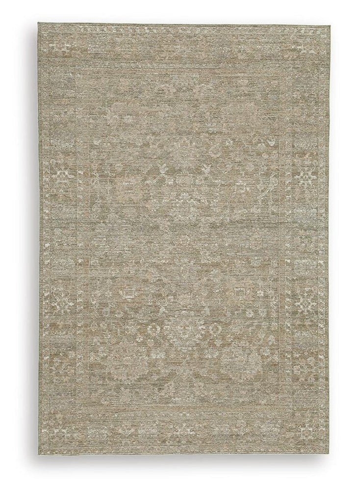Neroham Medium Rug - Gray/Brown/Cream (1)