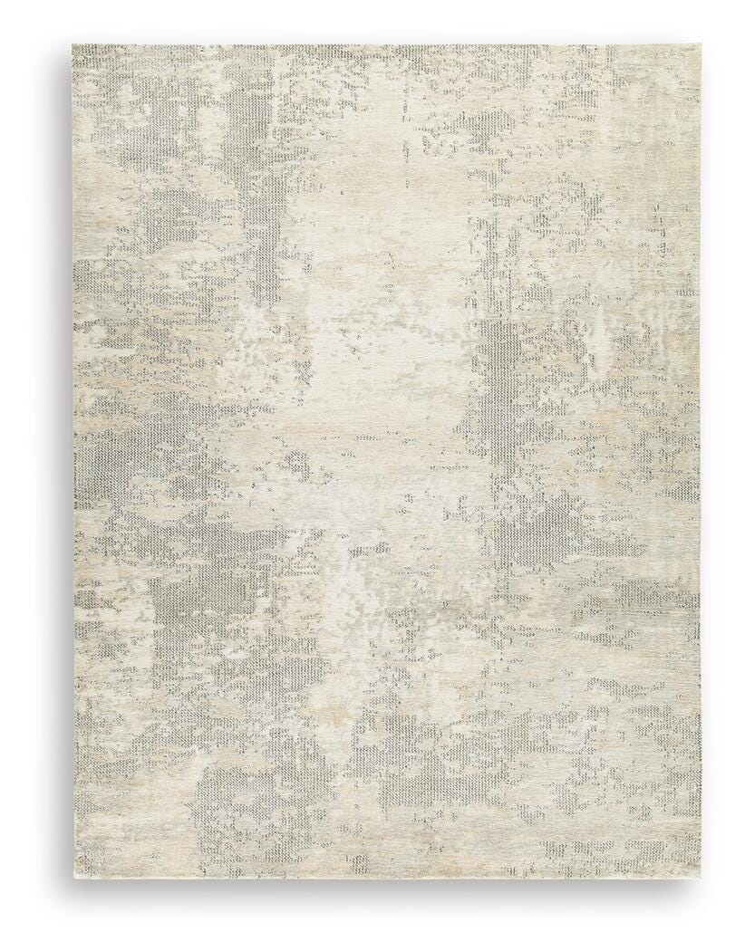 Raif Extra Large Rug - Gray/White/Cream (1)