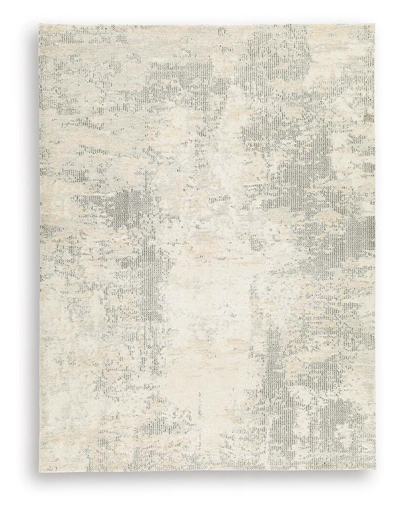 Raif Large Rug - Gray/White/Cream (1)