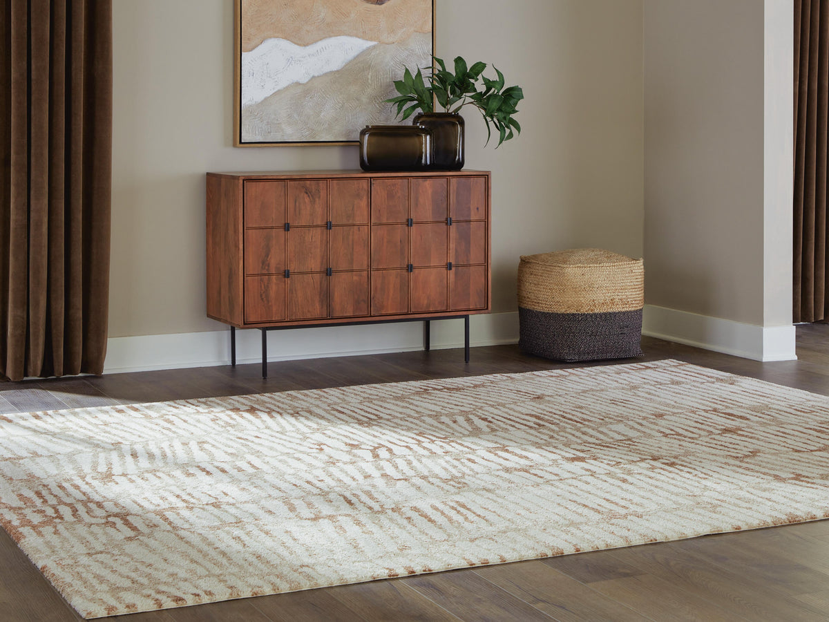 Uduak Large Rug - Cream/Tan/Rust (2)