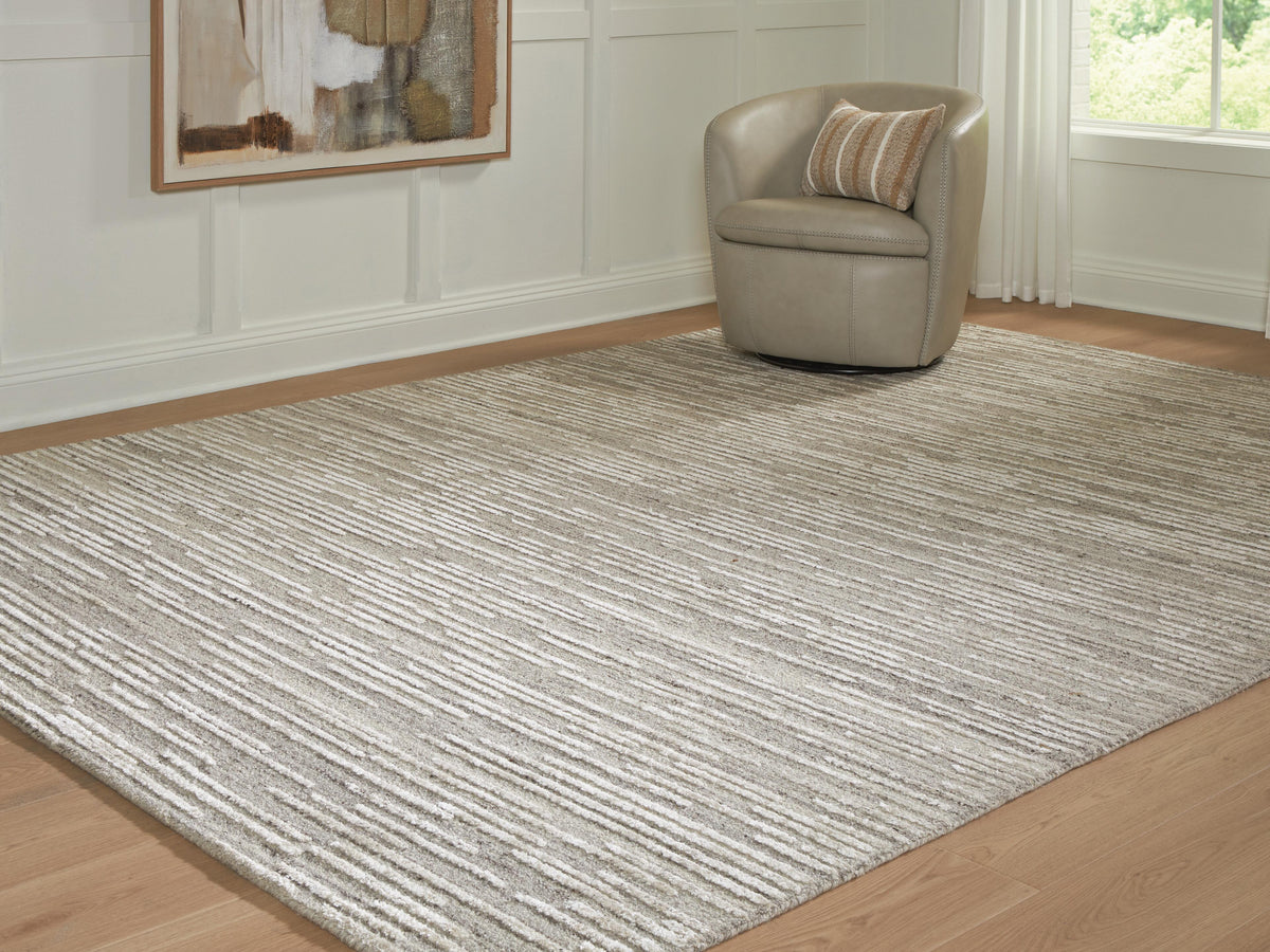 Eljory Extra Large Rug - Gray (2)