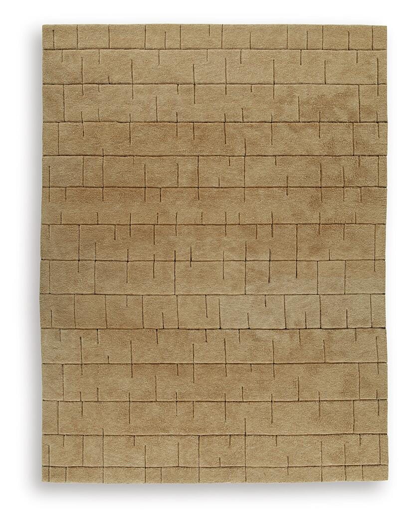Luzmont Extra Large Rug - Golden Brown (1)