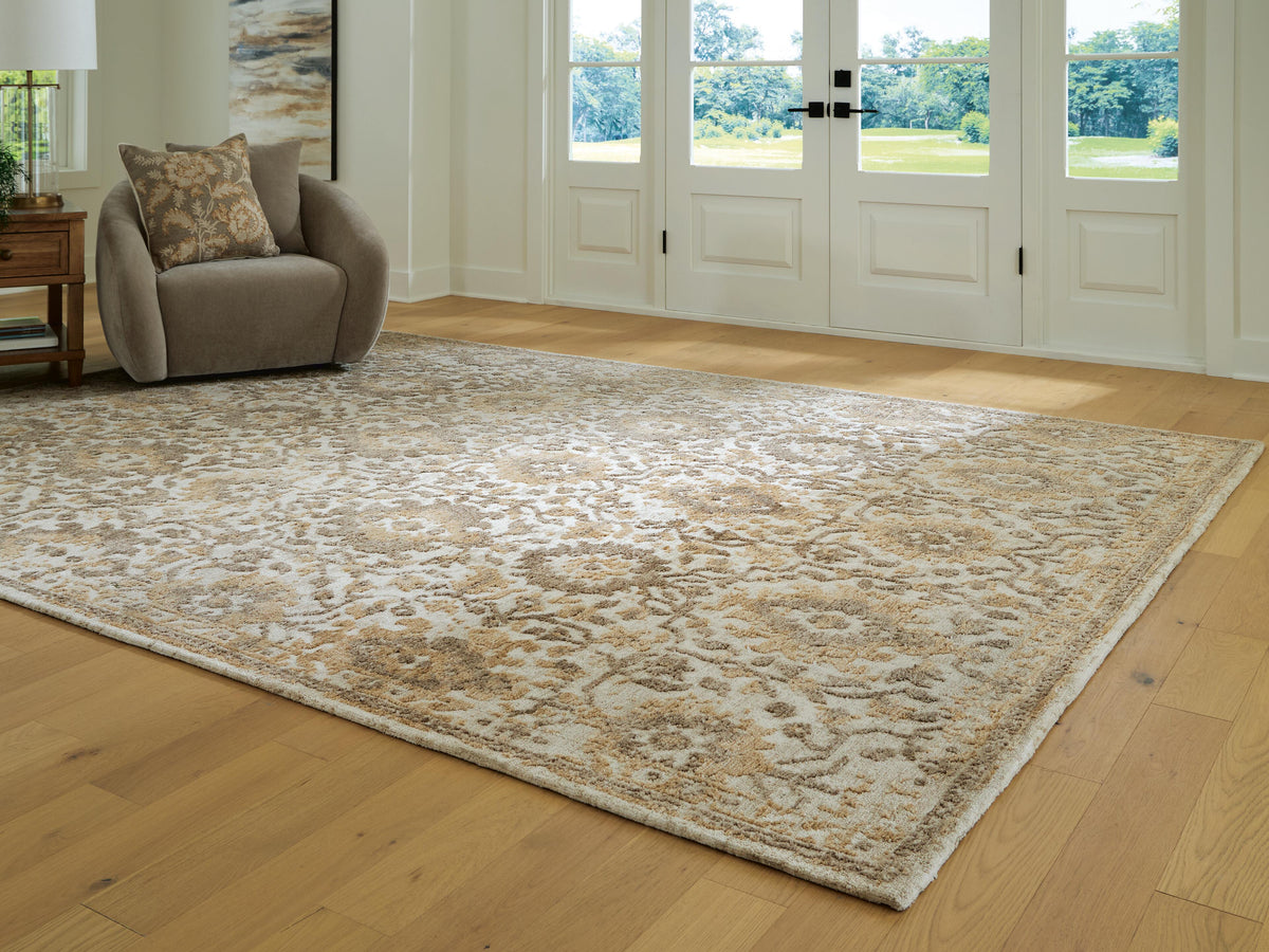 Sableridge Extra Large Rug - Ivory/Taupe/Camel (2)