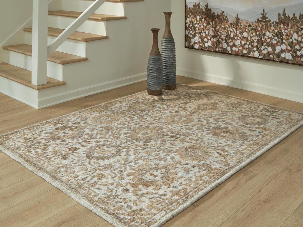 Sableridge Medium Rug - Ivory/Taupe/Camel (2)