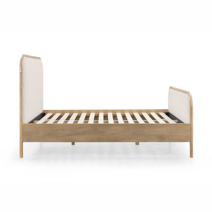 Hatia Natural Basketweave Panel Bed - Queen