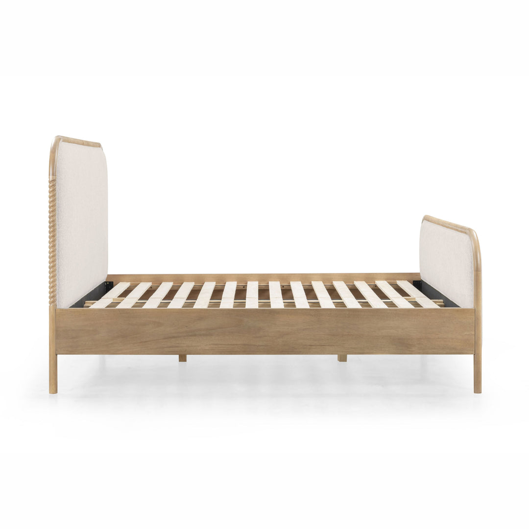 Hatia Natural Basketweave Panel Bed - Queen