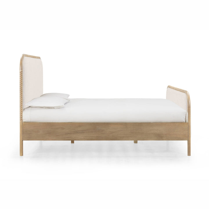 Hatia Natural Basketweave Panel Bed - King