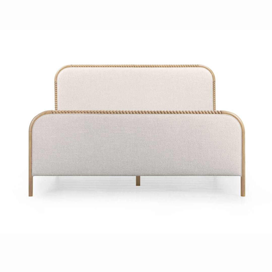 Hatia Natural Basketweave Panel Bed - King