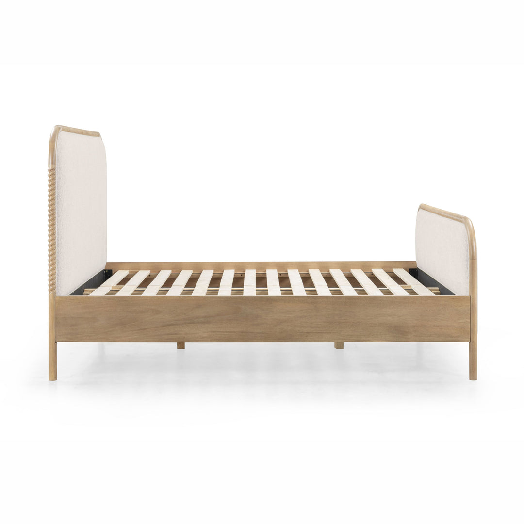 Hatia Natural Basketweave Panel Bed - King