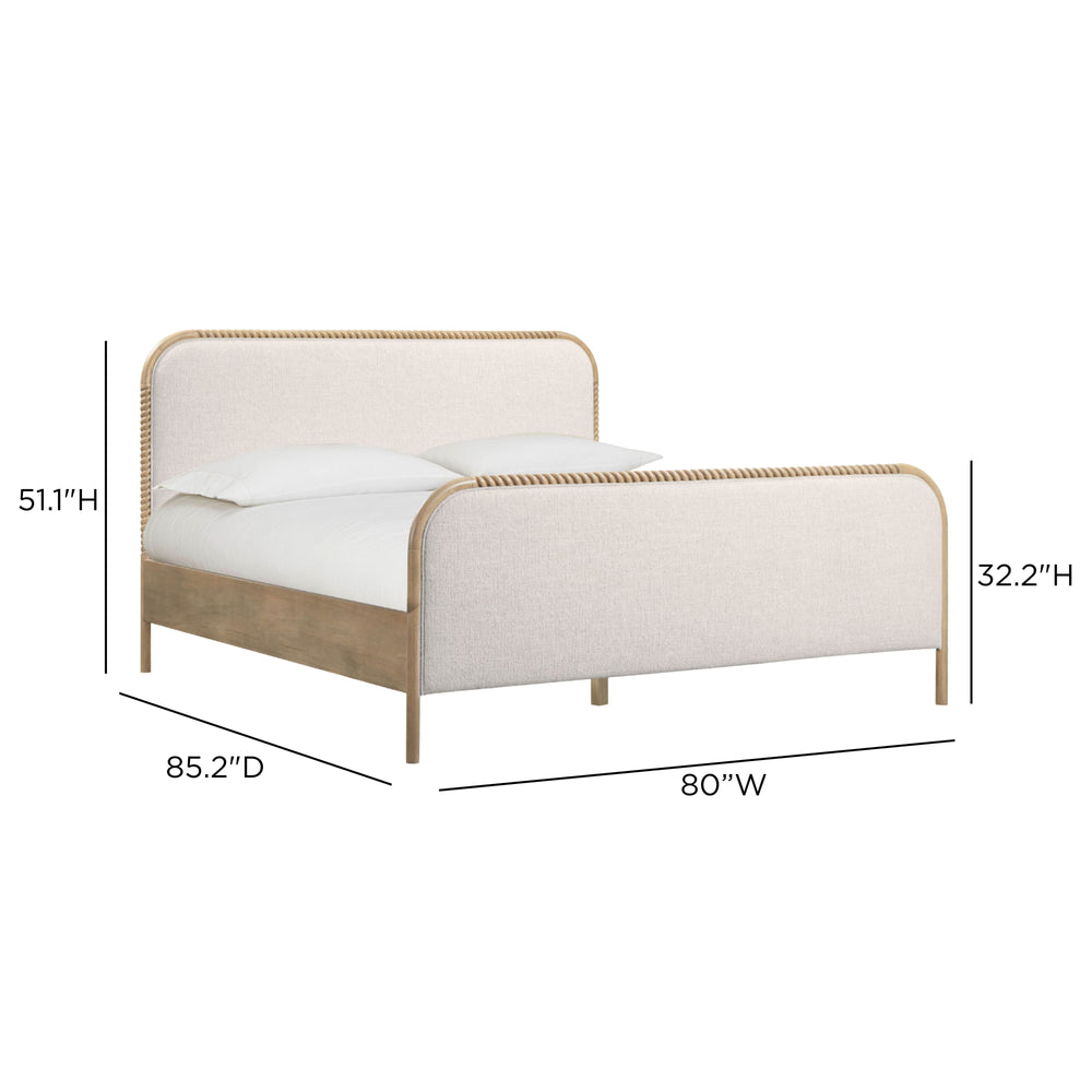 Hatia Basketweave Panel Bed