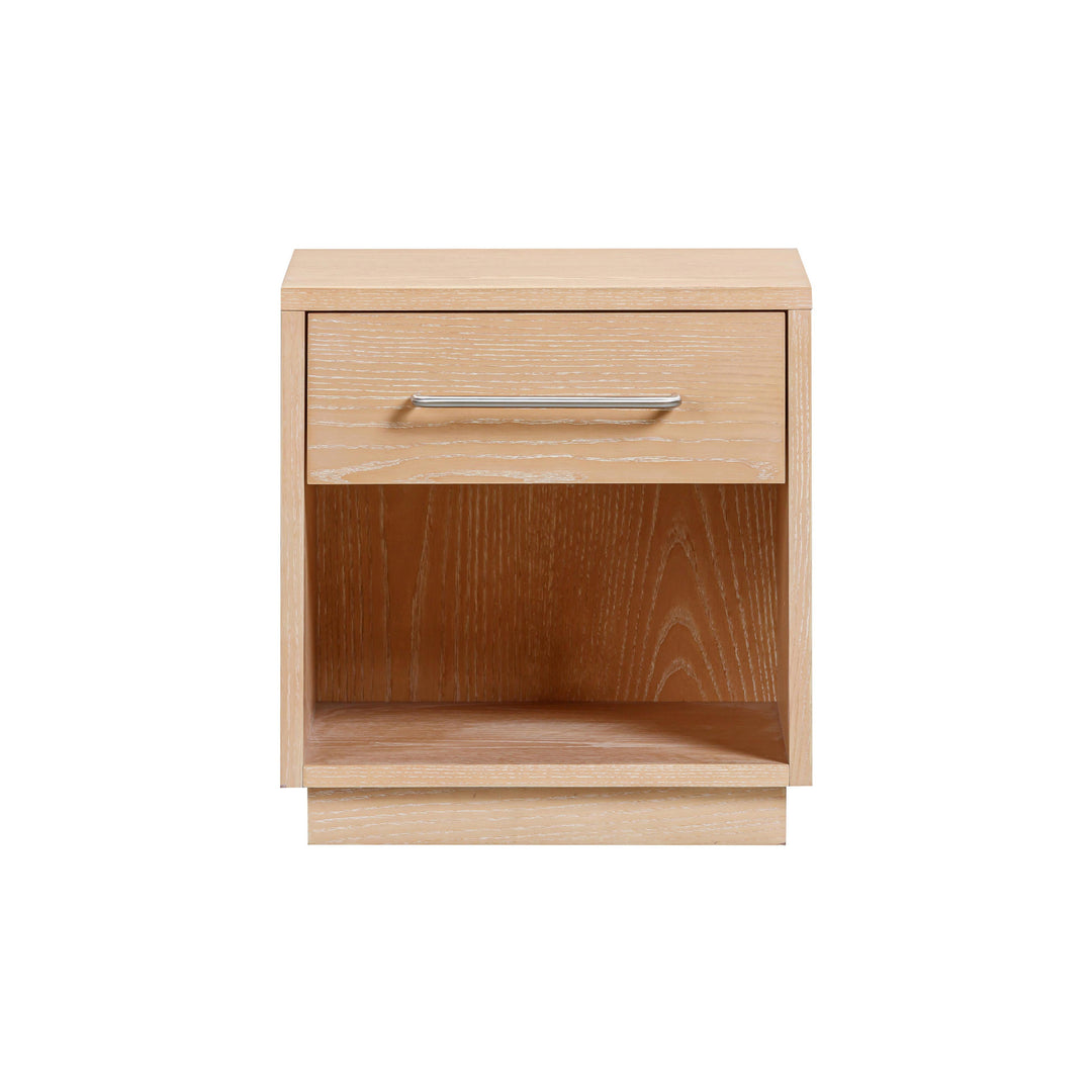 Marlow 17" Natural Wood Nightstand With Drawer