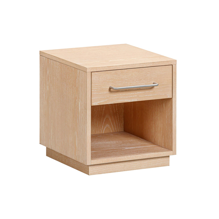 Marlow 17" Natural Wood Nightstand With Drawer