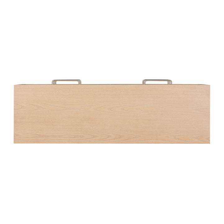 Marlow 60" Natural Wood 6-Drawer Dresser