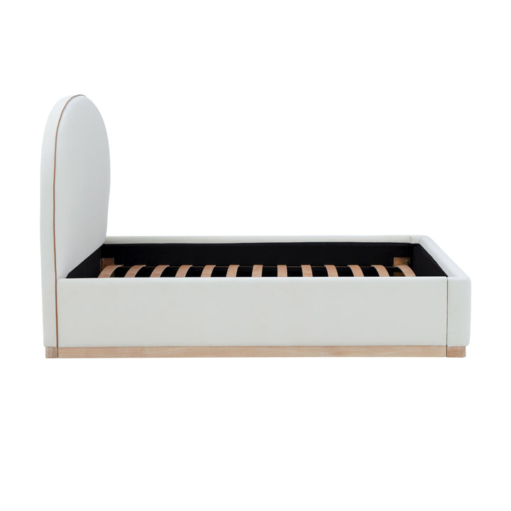 Marlow Cream Performance Velvet Bed - King