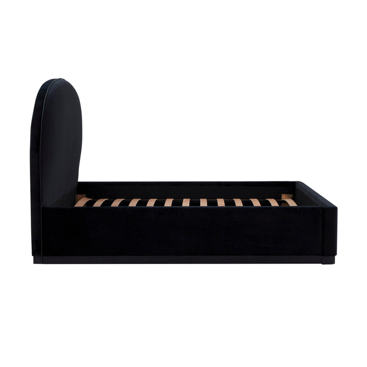 Marlow Black Performance Velvet Bed - King