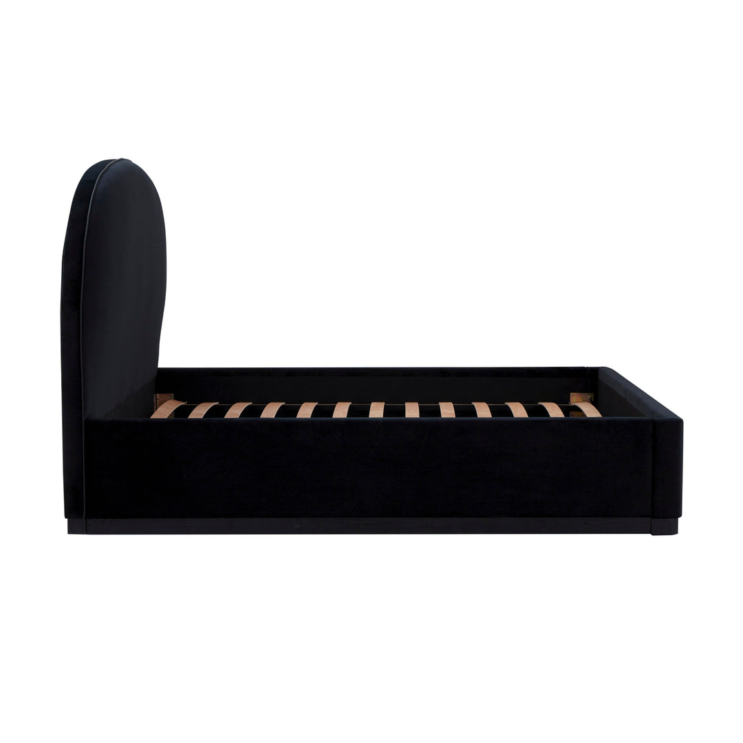 Marlow Black Performance Velvet Bed - King