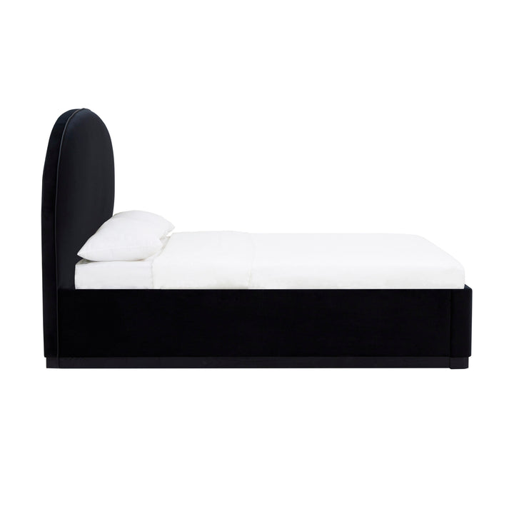 Marlow Black Performance Velvet Bed - King