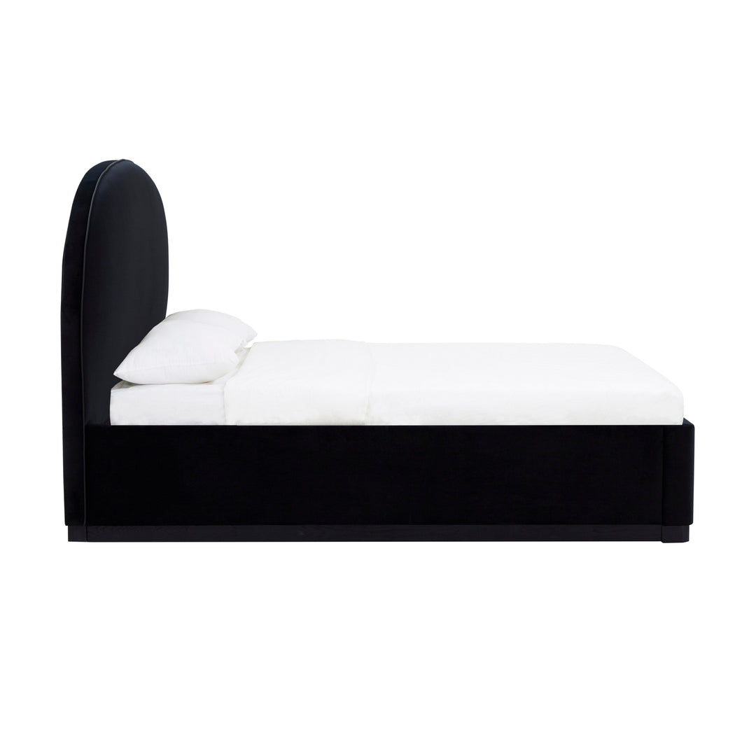 Marlow Black Performance Velvet Bed - King