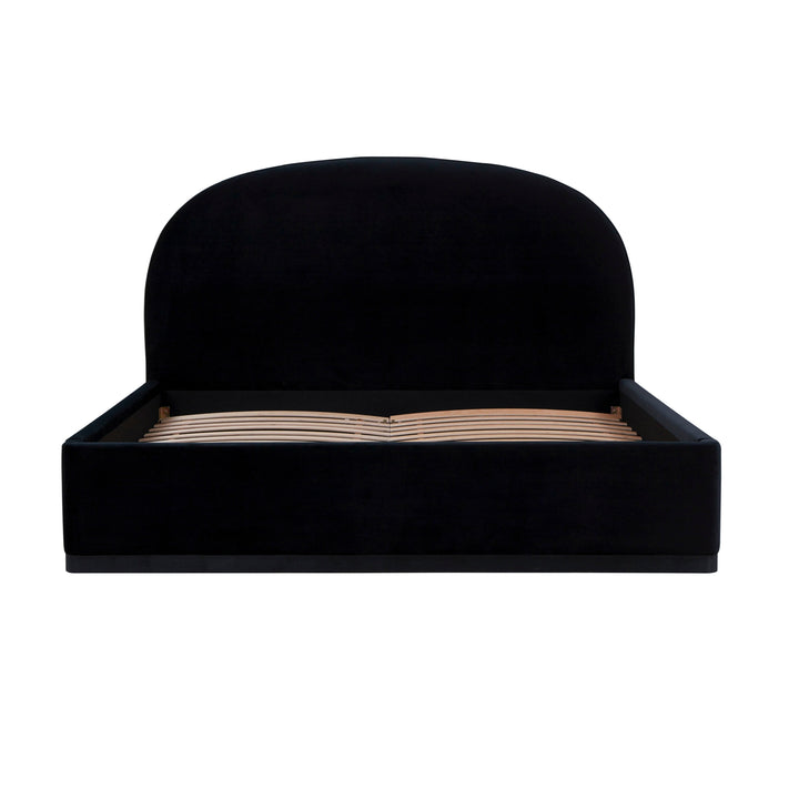 Marlow Black Performance Velvet Bed - King