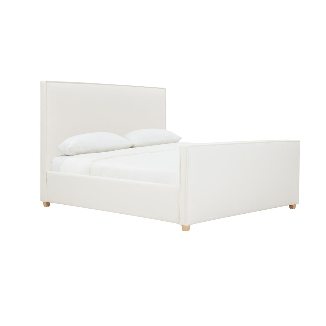 Bristol Park Ivory Contract-Grade Fabric Upholstered Bed - King