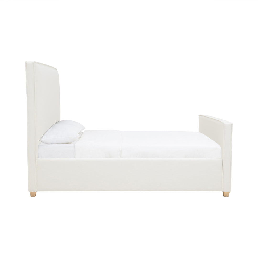 Bristol Park Ivory Contract-Grade Fabric Upholstered Bed - King