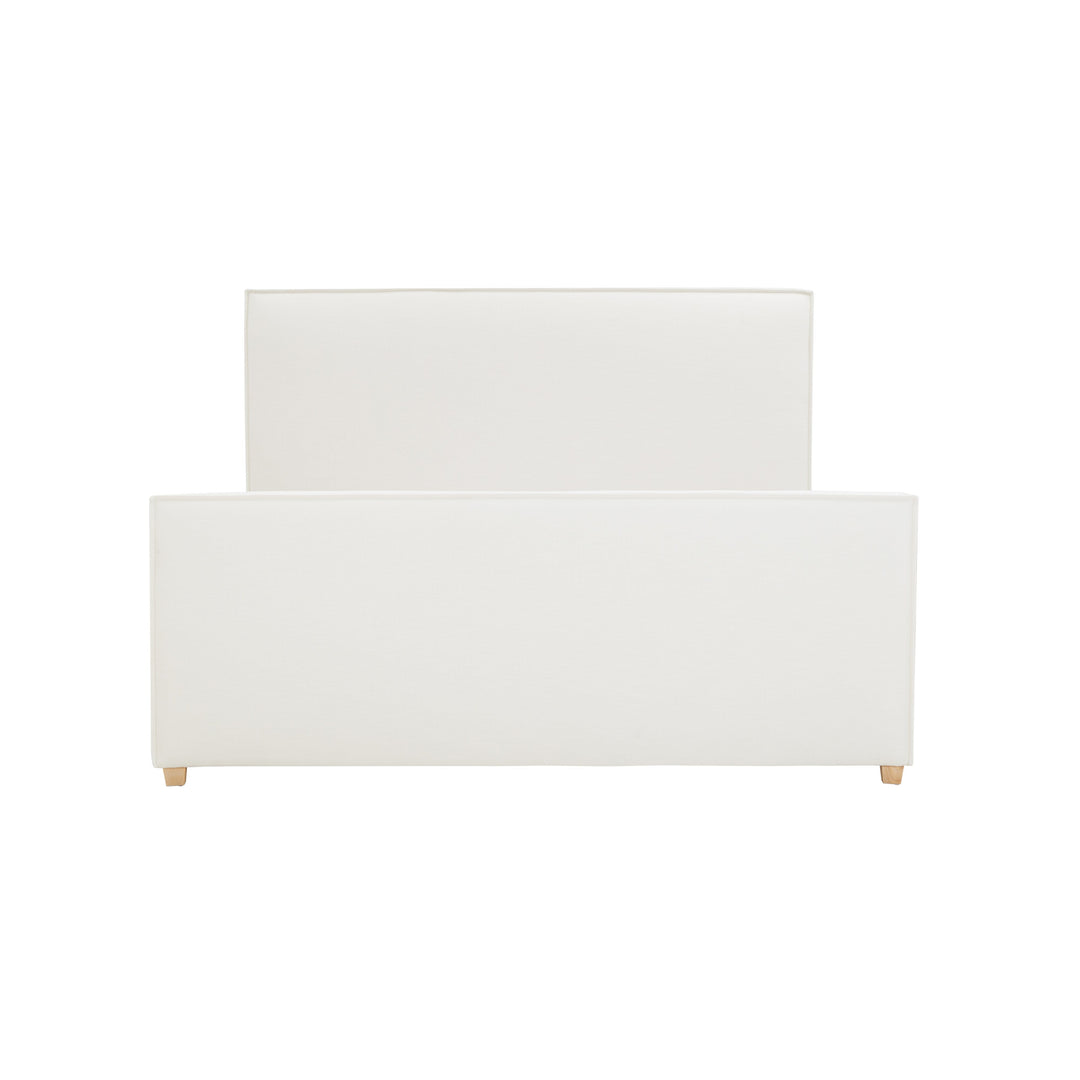 Bristol Park Ivory Contract-Grade Fabric Upholstered Bed - King