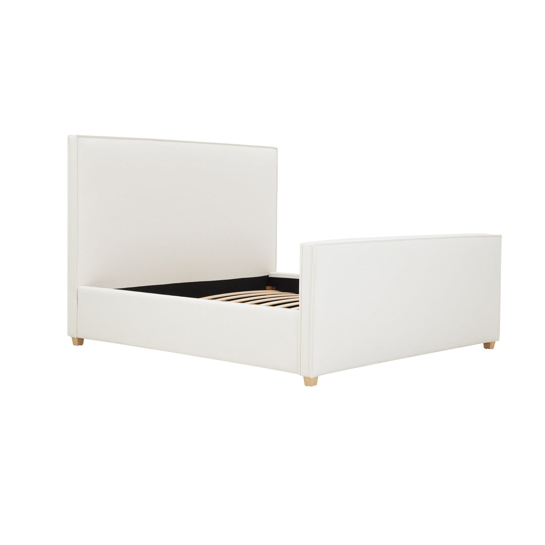 Bristol Park Ivory Contract-Grade Fabric Upholstered Bed - King