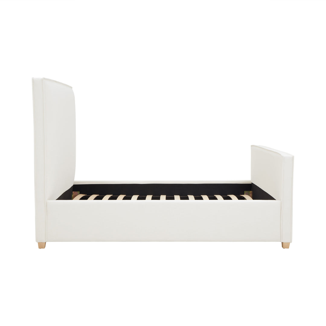 Bristol Park Ivory Contract-Grade Fabric Upholstered Bed - King
