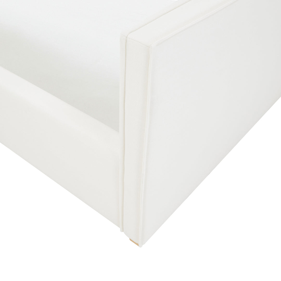 Bristol Park Ivory Contract-Grade Fabric Upholstered Bed - King