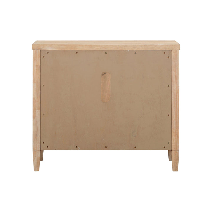 Bristol Park 30" Natural Oak Wood 2-Drawer Nightstand