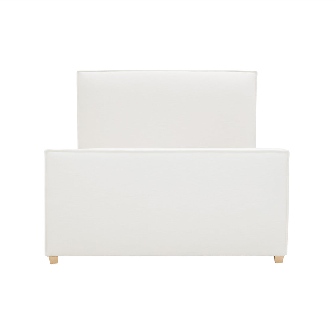 Bristol Park Ivory Contract-Grade Fabric Upholstered Bed - Queen