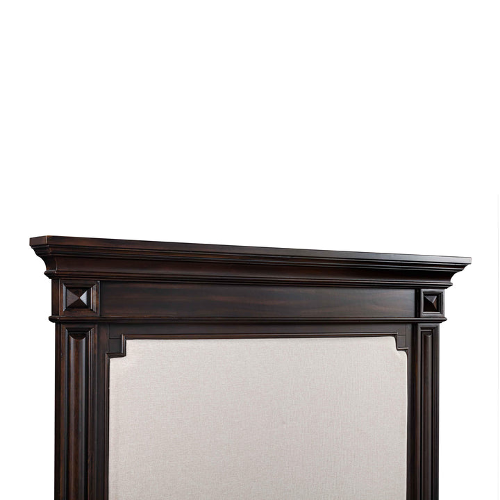 Stamford Brown Wooden Upholstered Bed - Queen