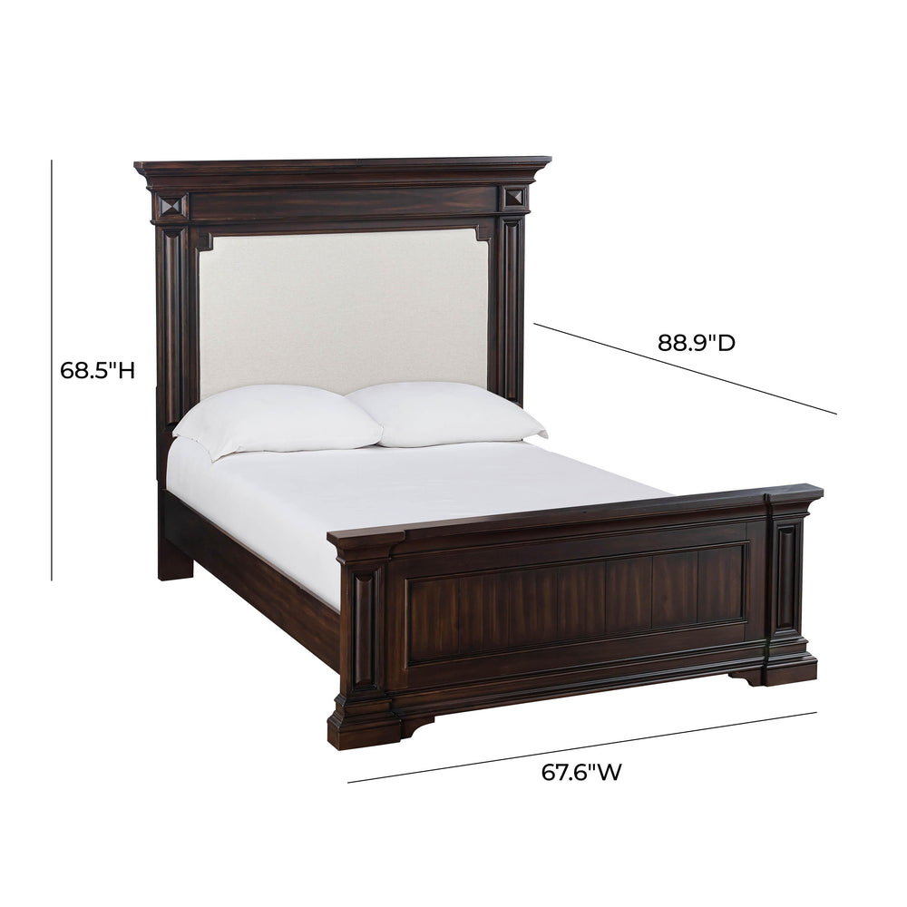 Stamford Wooden Upholstered Bed