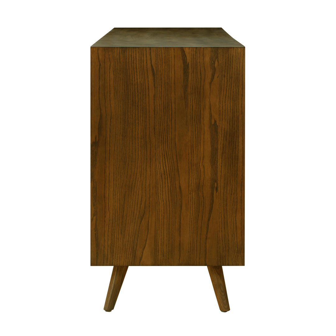 Emery 62" Walnut 6-Drawer Dresser