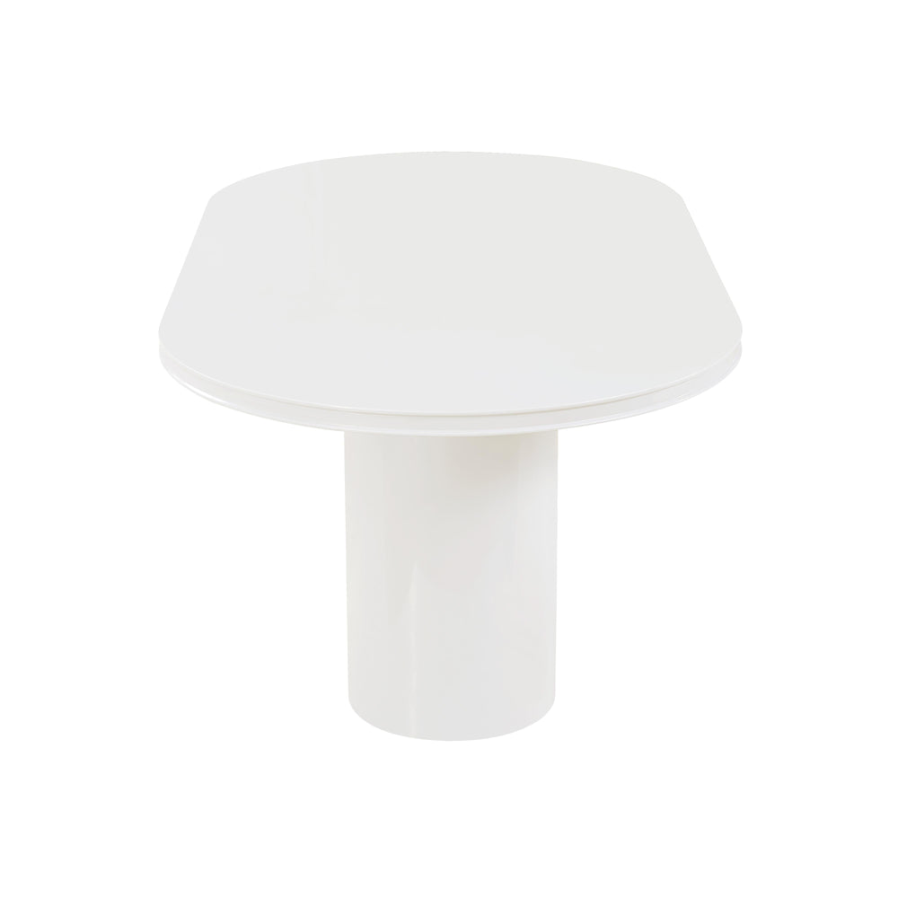 Elora 79" Lacquer Oval Dining Table