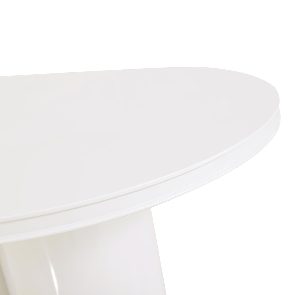 Elora 79" Lacquer Oval Dining Table