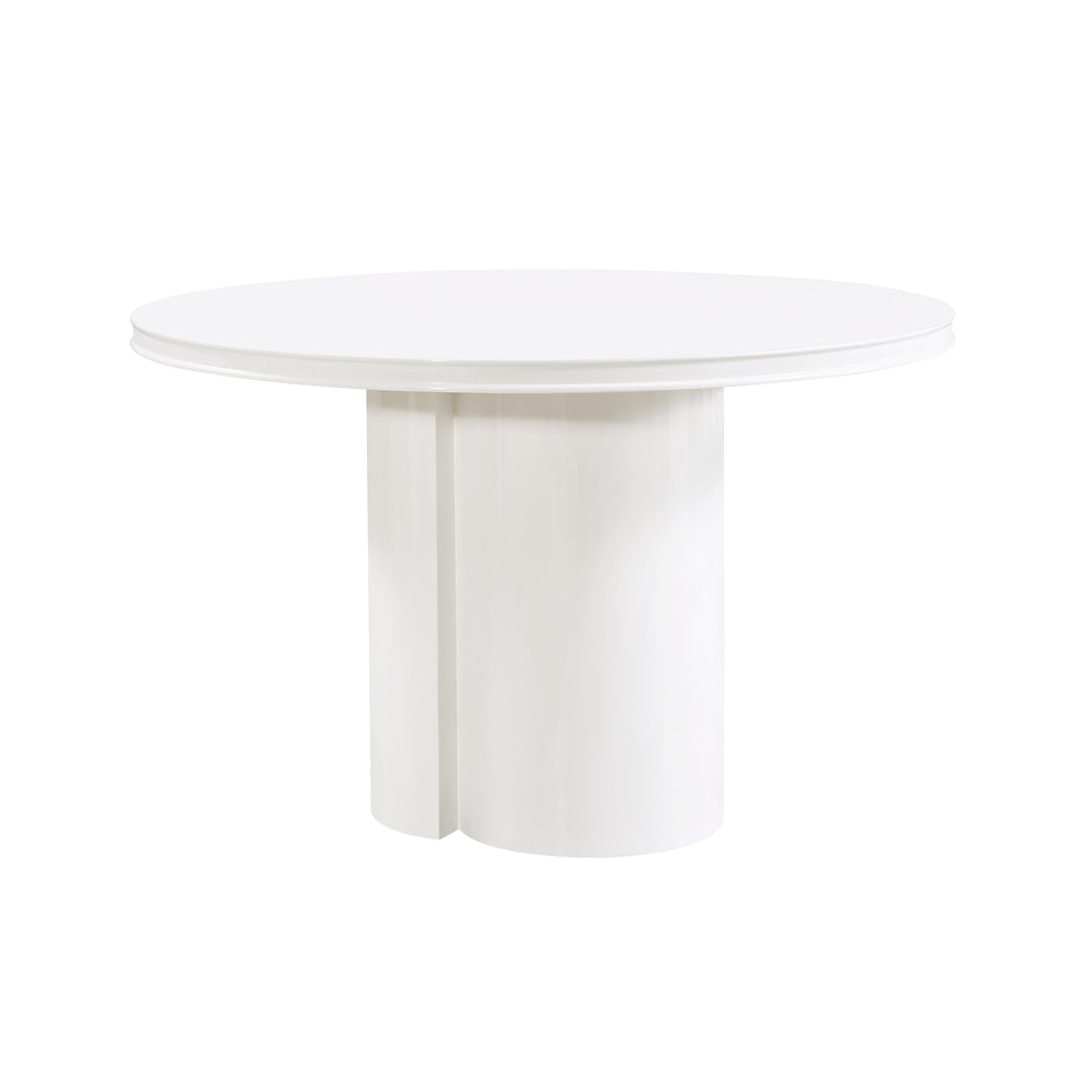 Elora 47" Lacquer Round Dining Table
