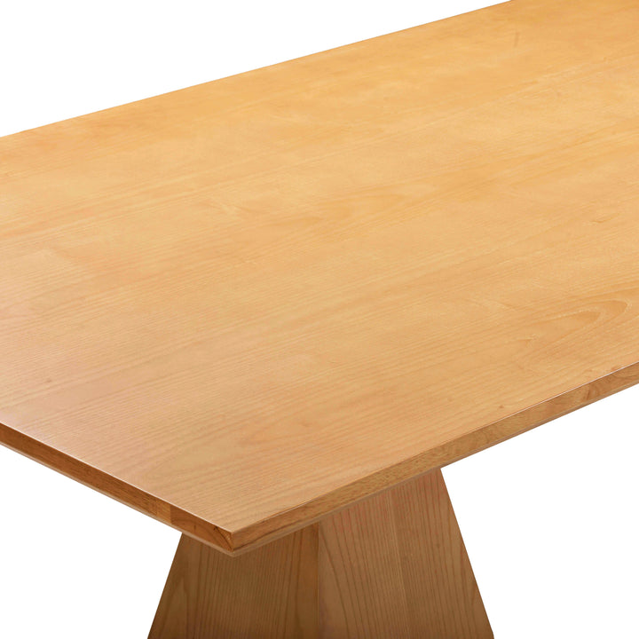Nolan 98" Natural Wood Rectangular Dining Table