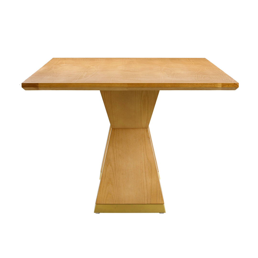 Nolan 98" Natural Wood Rectangular Dining Table