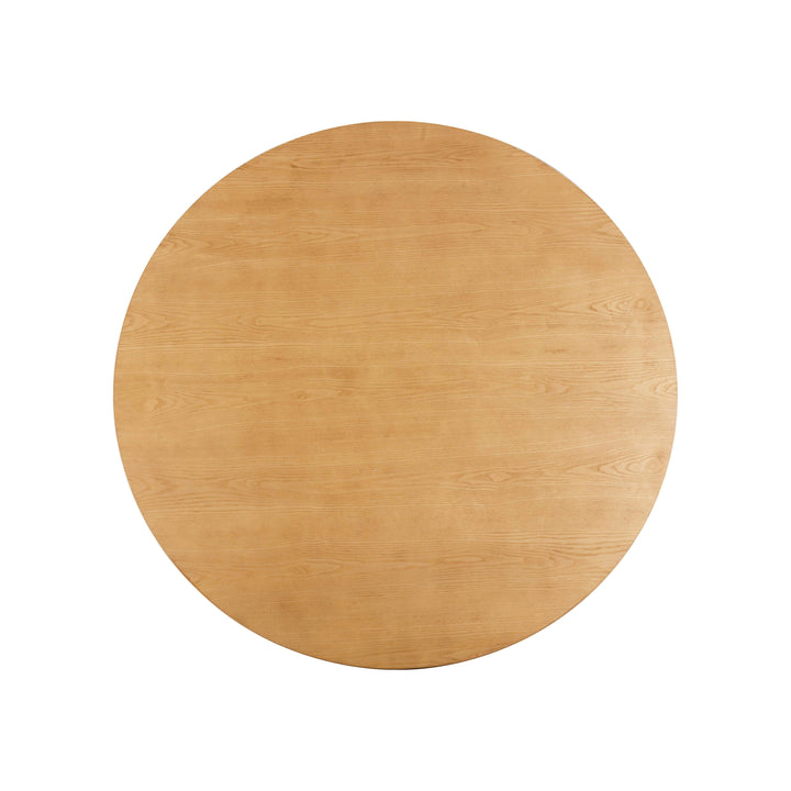 Nolan 56" Natural Wood Round Dining Table
