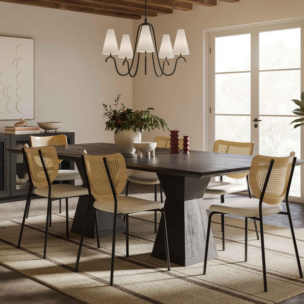 Nolan 98" Wood Rectangular Dining Table