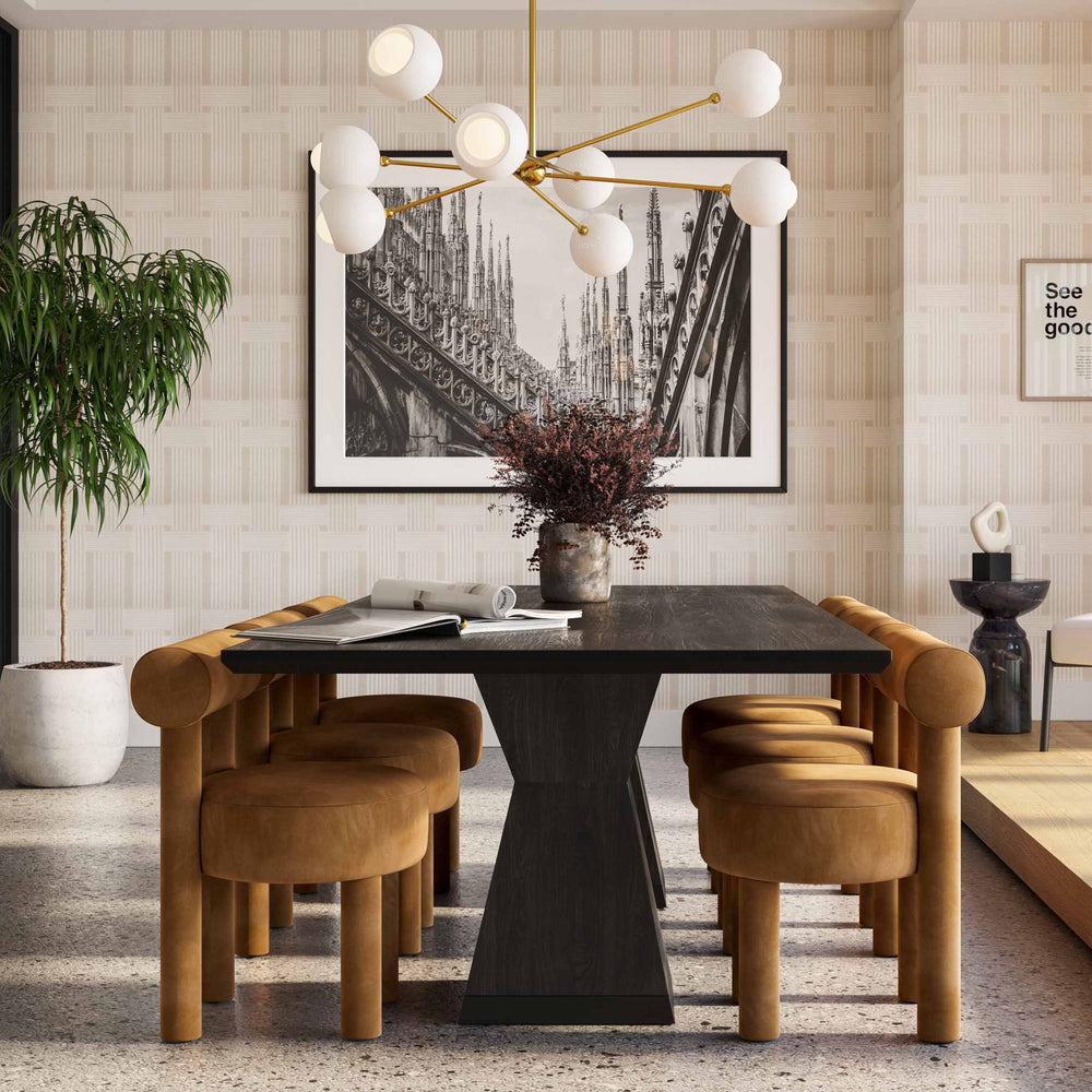 Nolan 98" Wood Rectangular Dining Table