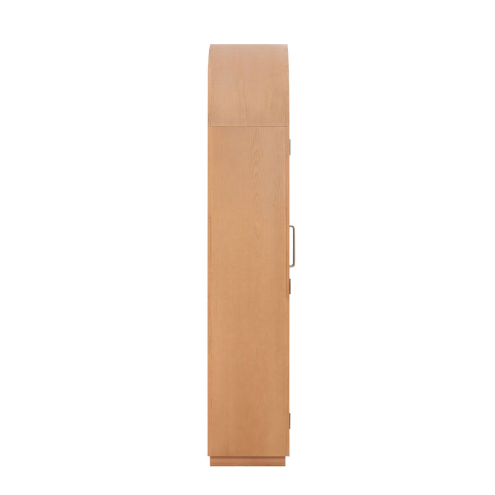 Marlow Natural Wood Display Cabinet