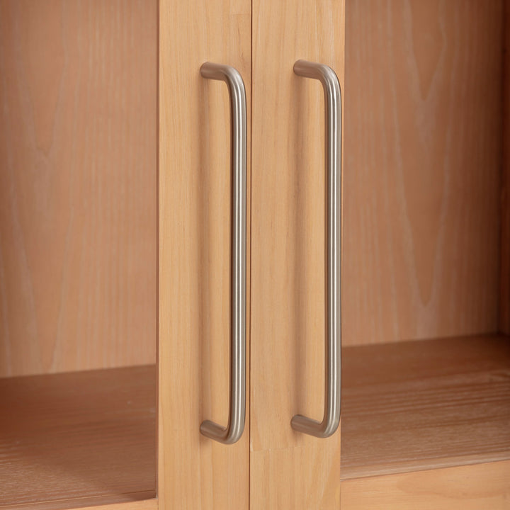Marlow Natural Wood Display Cabinet