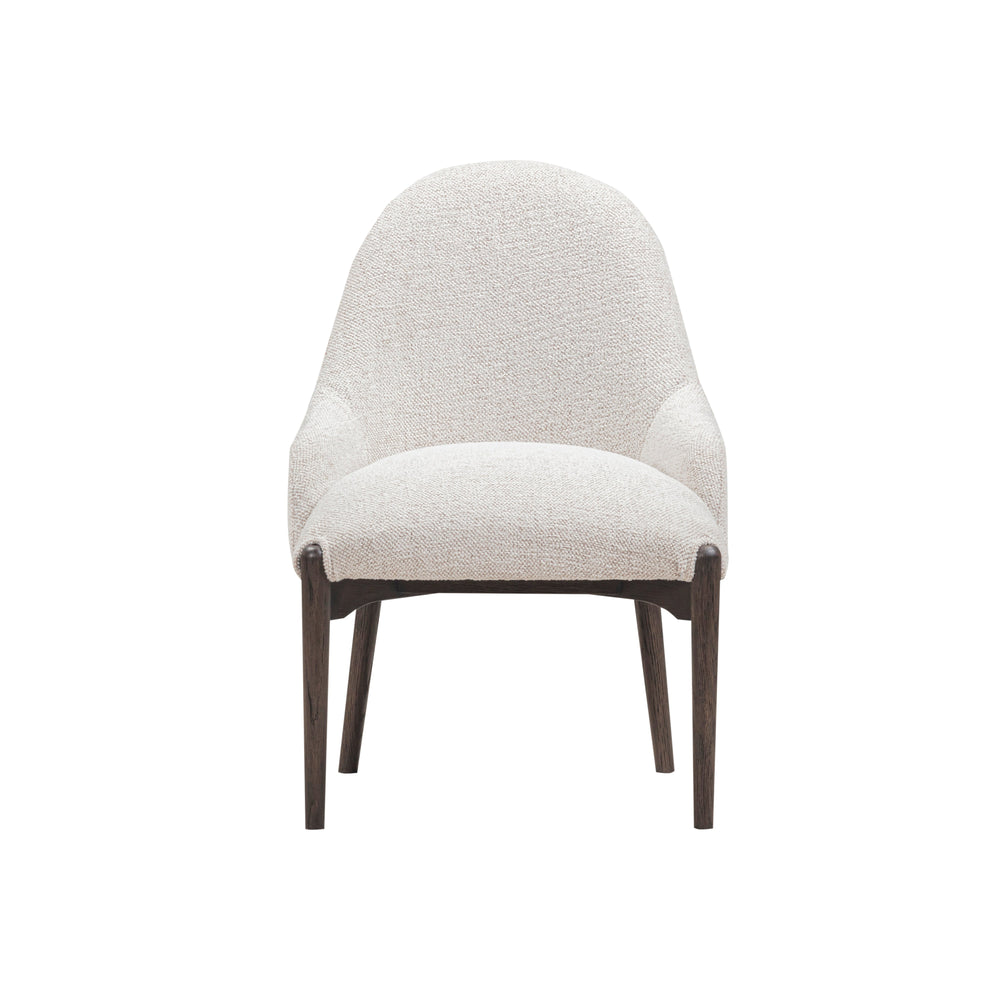 Glendale Stone White Performance Chenille Dining Chair