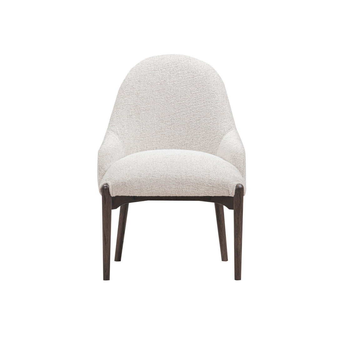 Glendale Stone White Performance Chenille Dining Chair