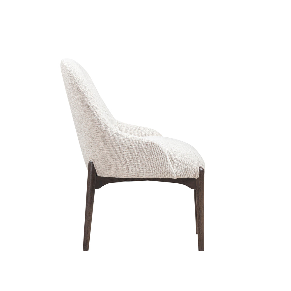 Glendale Stone White Performance Chenille Dining Chair