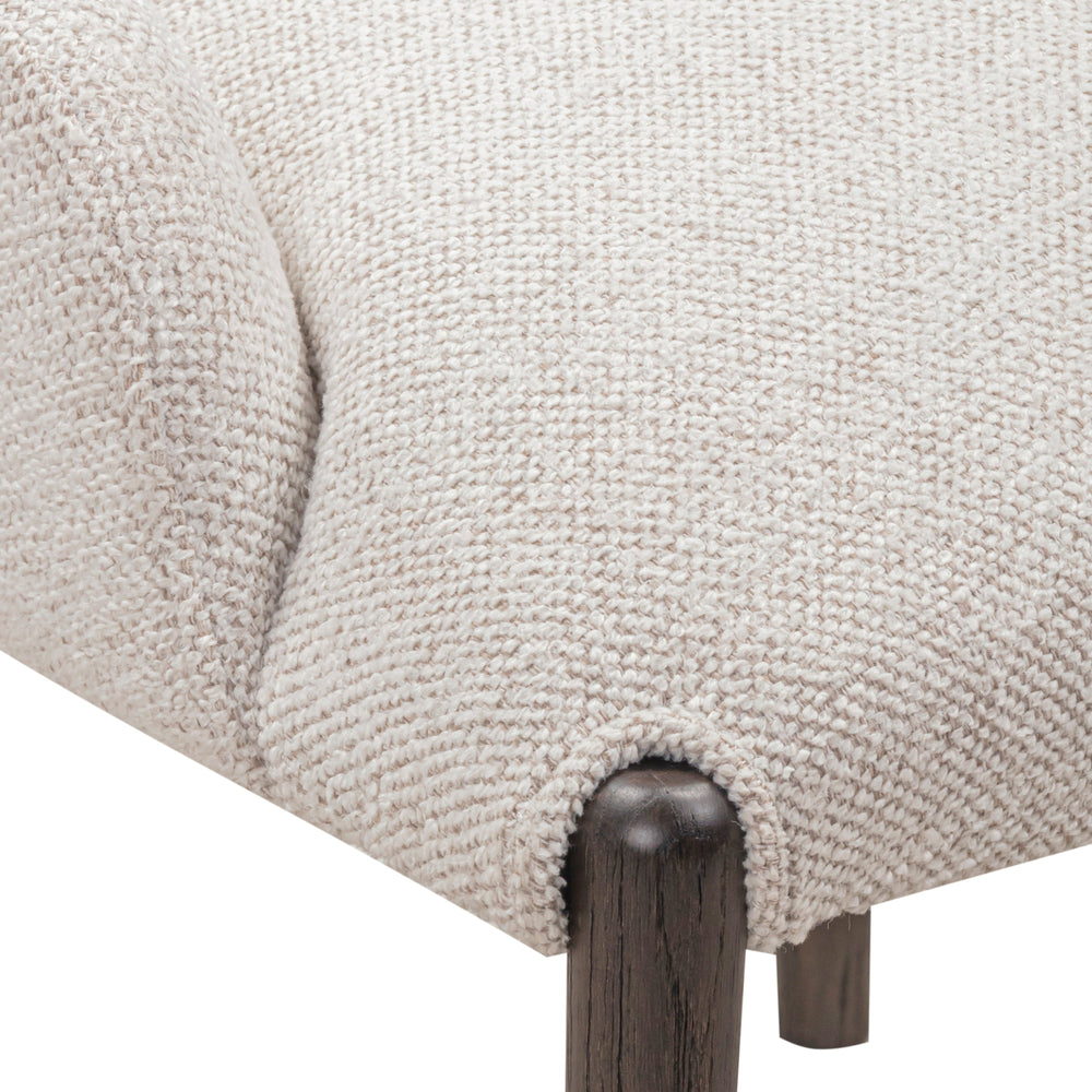 Glendale Stone White Performance Chenille Dining Chair
